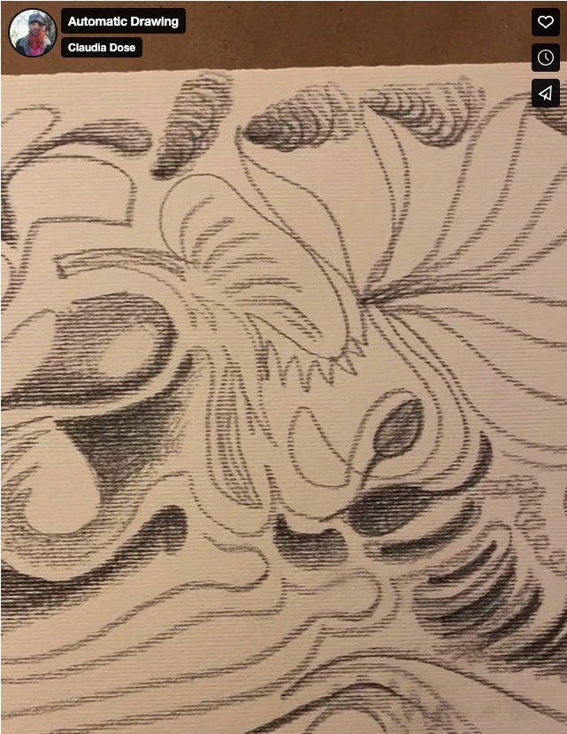 Join me for a centering doodle/automatic drawing